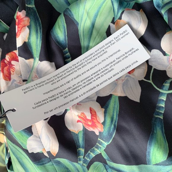 PATBO Floral Hi-Low Wrap Blouse - Picture 7 of 8